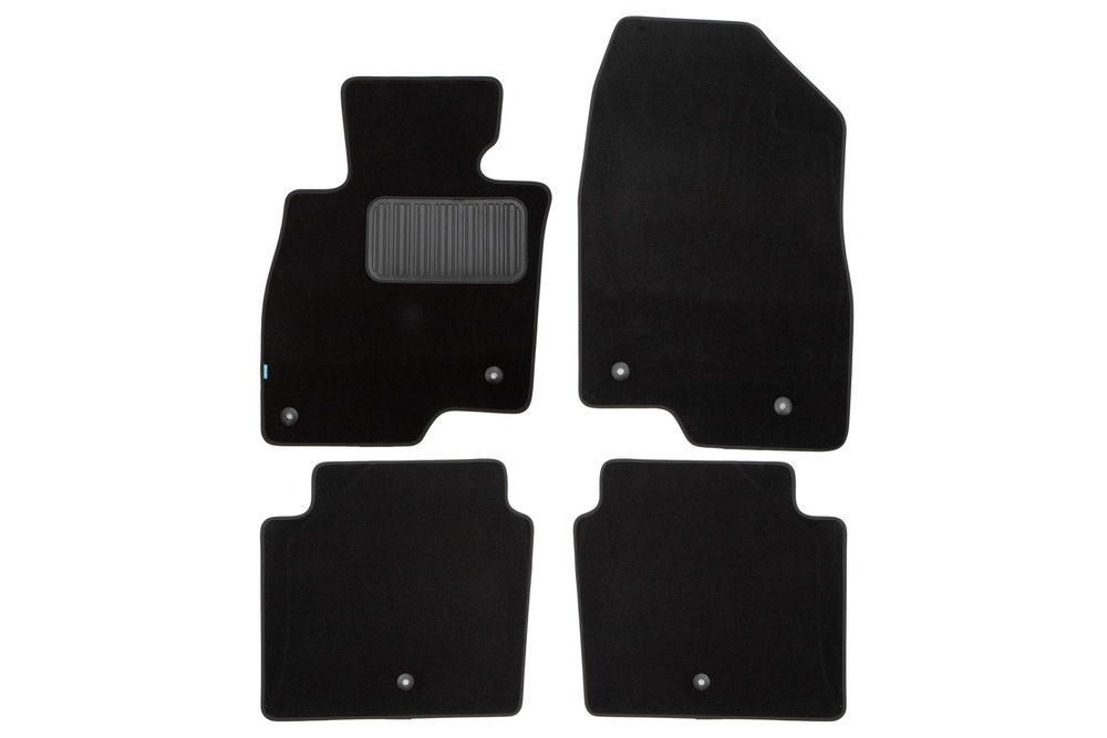 Коврики в салон для MAZDA 6, 2015-2018, седан, 4 шт. (текстиль) KLEVER03333122110KH