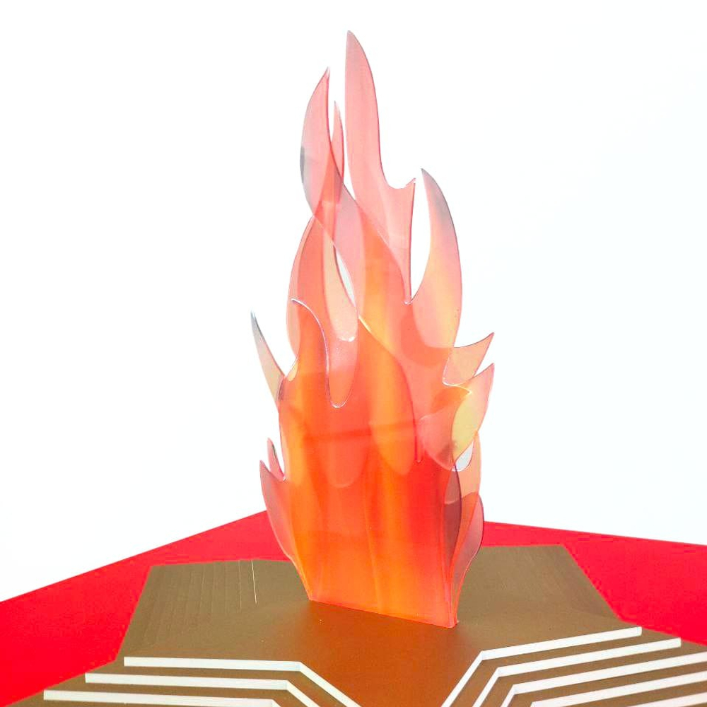 Макет Вечный огонь с имитацией пламени