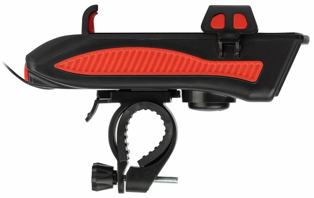 ЭРА Фонарь для велосипеда аккумуляторный VA-802 с сигналом и держателем