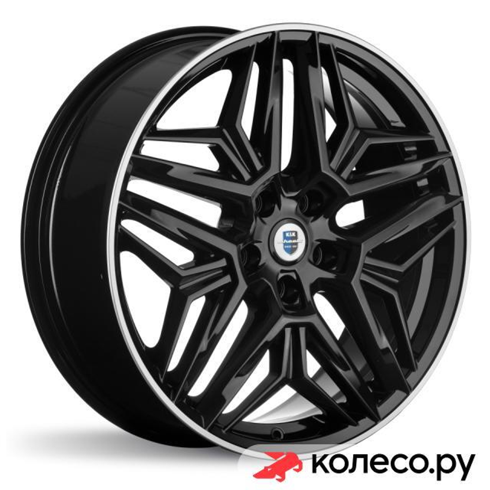 Колумб (КС1038) 7x19/5*108 D65.1 ET36 Алмаз-черный