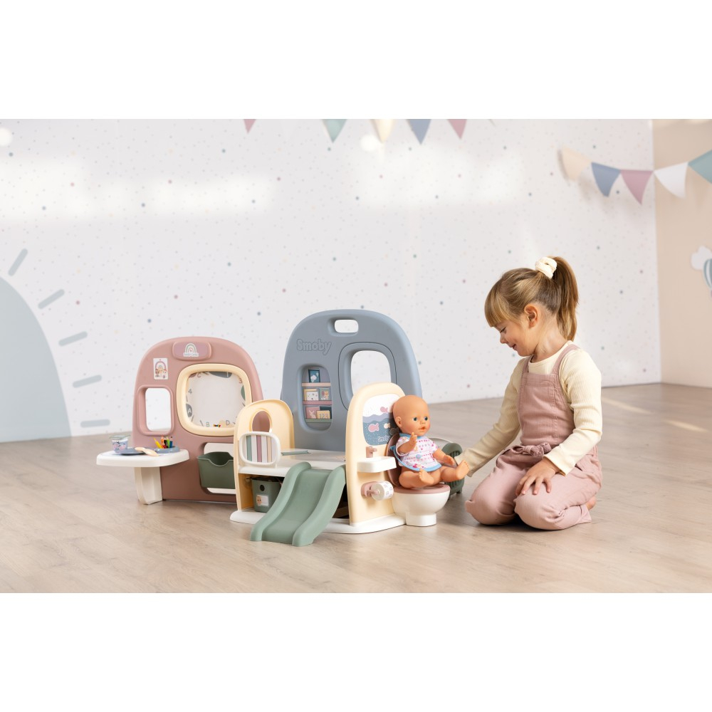 Smoby Baby Care - Уголок игр для куклы + 27 аксессуаров 240307