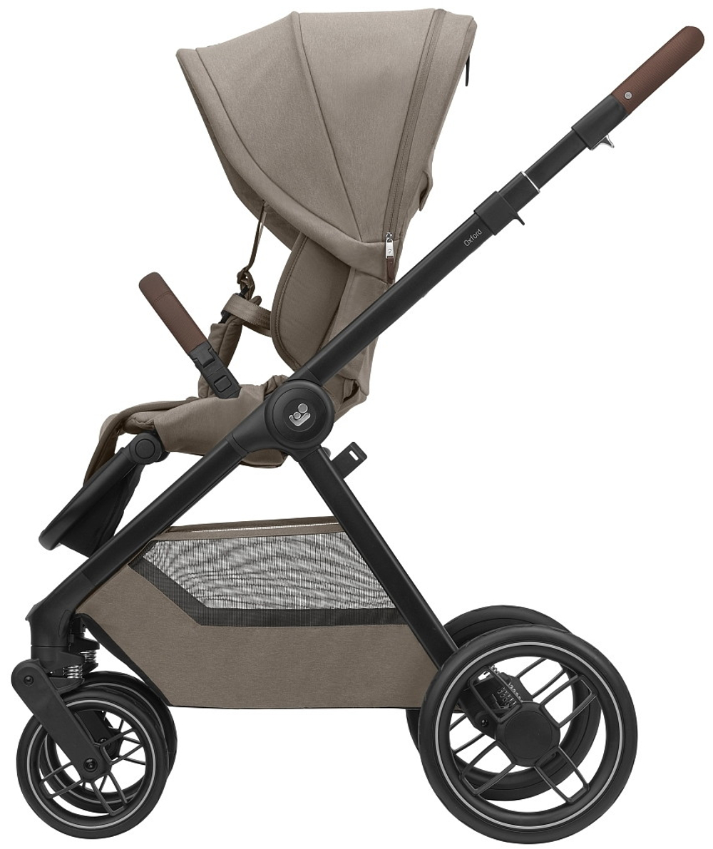 Коляска детская Maxi-Cosi Oxford Plus 3 в 1 с автокреслом Pebble 360 Pro Twillic Truffle 1978470110 Twillic Truffle/Трюфель