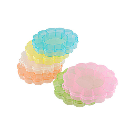 "Gamma" Коробка для шв. принадл. OM-013 пластик 16 x 16 x 2.7 см