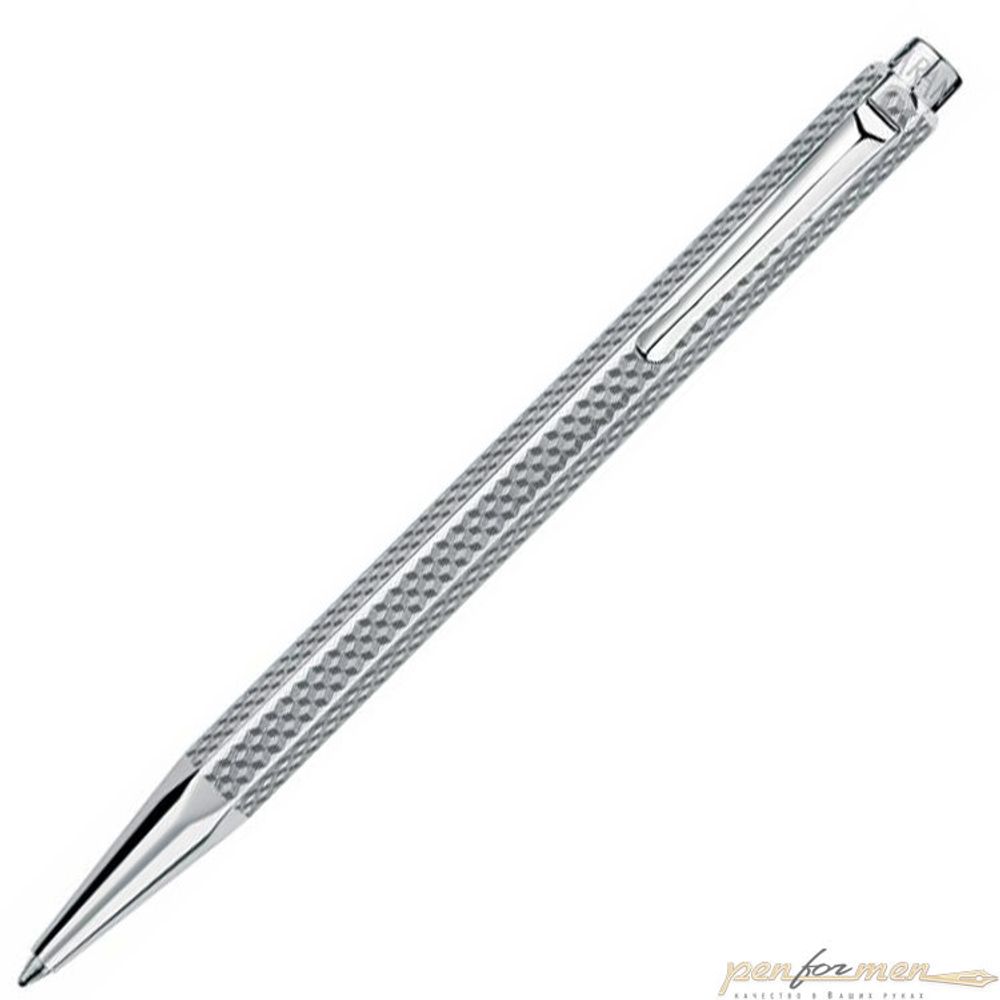 Шариковая ручка Carandache Ecridor Cubrik PP латунь палладиевое покрытие (890.377)