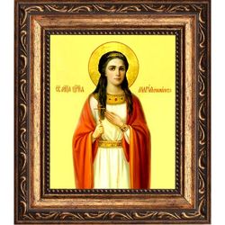 Мария Николаевна Романова, великая княжна. Икона на холсте.