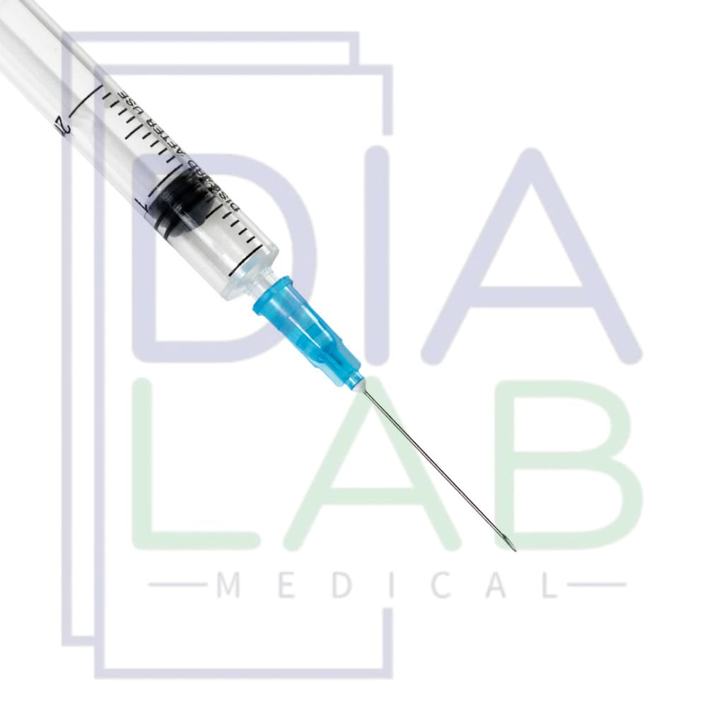 Шприцы 2 мл 100 шт инъекционный одноразовый с иглой 23G (0,6х30 мм) стерильный