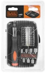 Набор бит и торцевых головок BLACK+DECKER A7062, 40 предм. (q)