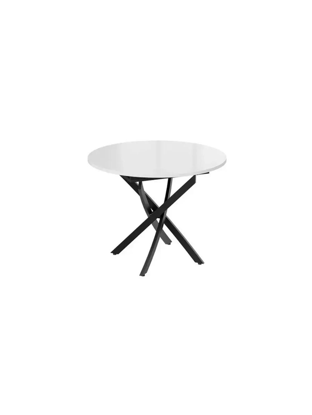 Стол кухонный Стекло глянцевое 100(132)х75х75см