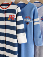 Комбинезон / Cлип для малышей Next N26-368, 3 шт., Синий, Серый