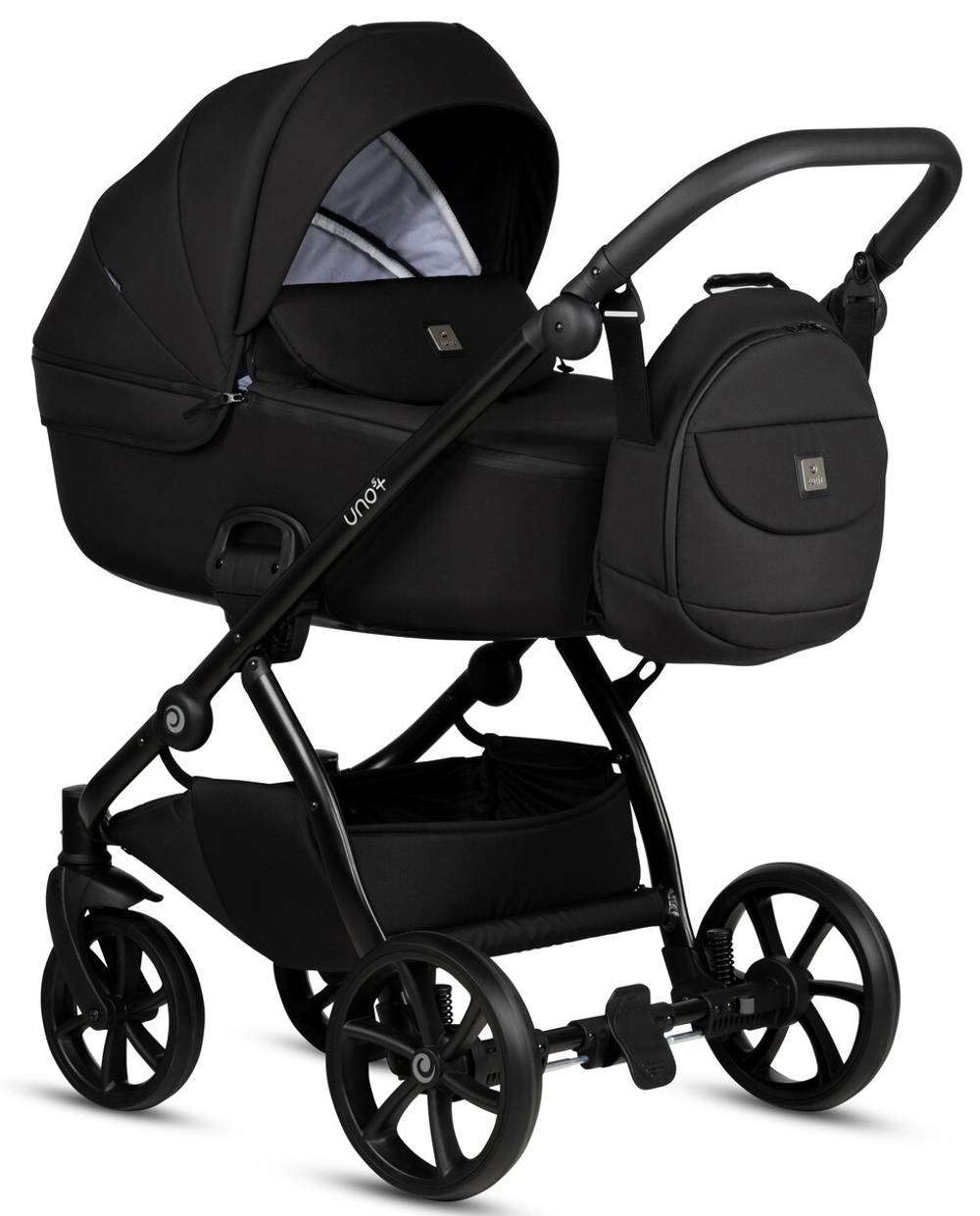 Детская коляска Tutis Uno 5 Plus Essential collection 3 в 1 1402100 Charcoal