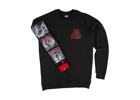 Свитшот HOOK Йети чёрный