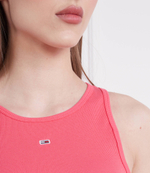 топ tjw essential rib tank Tommy Jeans - розовый(DW0DW14875)