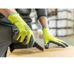 Перчатки рабочие с нитриловым покрытием гофрированные VECHTE Högert, арт. HT5K760