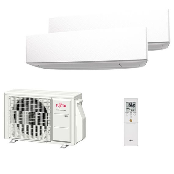 Мультисплит система на 2 комнаты Fujitsu ASYG07KETA + ASYG09KETA / AOYG14KBTA2