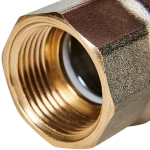 Кран шаровой STOUT полнопроходной 3/4" с американкой под O-ring кольцо (бабочка)