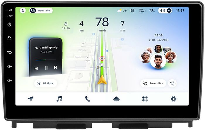 Магнитола для Lada Iskra 2025+ (без штатной КЗВ) - Teyes CC4L монитор 10.1" IPS, Android 14, Быстрая, Snapdragon 662, CarPlay, 4G SIM-слот
