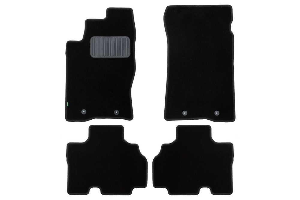 Коврики в салон для SSANGYONG Kyron 2005-2007, 2007-2015, внедорожник , 4 шт. (текстиль) KLEVER02610201210KH