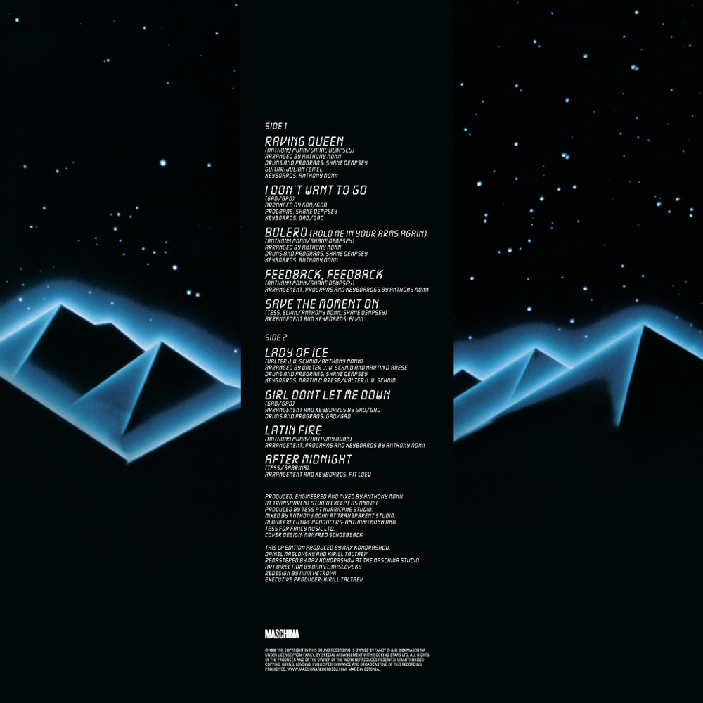 LP: Fancy — «Contact» (1986/2023) [Limited Blue Vinyl]