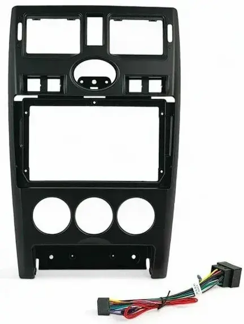 Магнитола для Lada Priora 2007-2013 (рамка черная) - Carmedia OL-9066-1 QLed+2K, Android 13, UIS7870 (DUDU7), CarPlay, SIM-слот