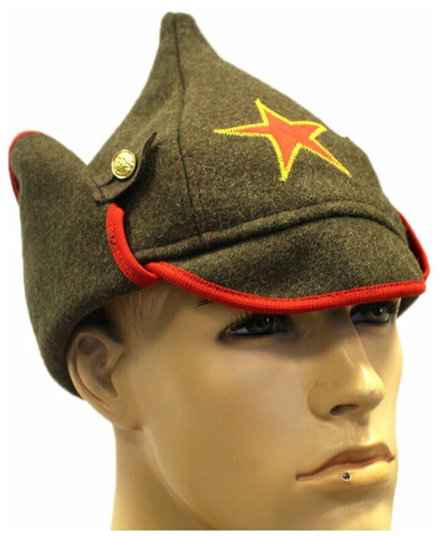 Шапка банная «Буденовка», сувенирная, сукно