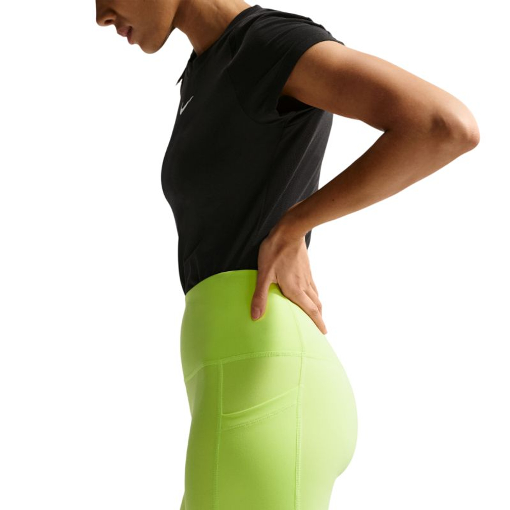 Женские Шорты теннисные Nike Court Dri-Fit Мяч - light lemon twist/black