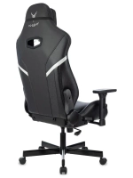Кресло игровое Knight Thunder 5X черный эко.кожа крестов. металл