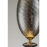 Светильник подвесной Belfast Herbison A1933 / A / A3 GR GL Золотой / Стекло / Серый