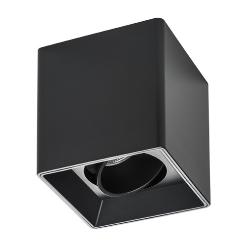 052067 Светильник PVC RETTANGO GU10 ЧЕРНЫЙ