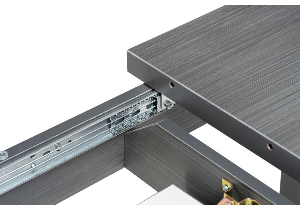 Стол Аделиция 110(140)х68х77 файн-лайн / графит