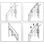 Турник дверной Sportage Power Gym (нагрузка до 100 кг)