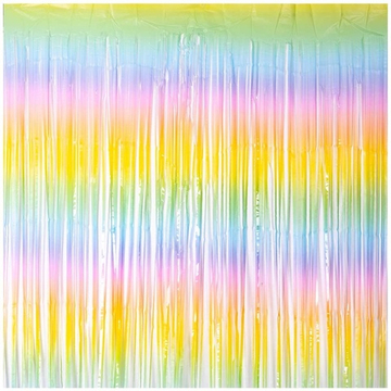 Занавес фольгированный «Радужный градиент», пастель, 100х200 см