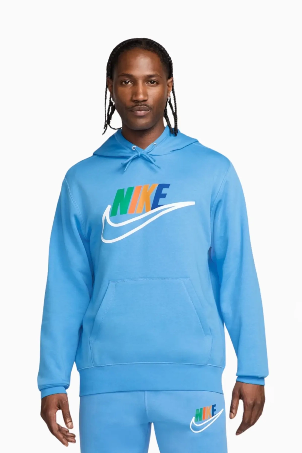 Кофта Nike Club Fleece - голубой