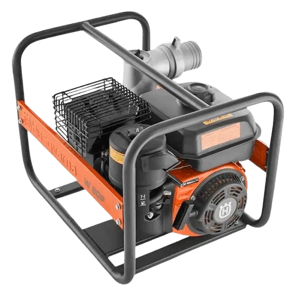 Husqvarna W80P мотопомпа бензиновая 7.5 л.с, 833 л/мин, диаметр 80 мм, 9676391-02