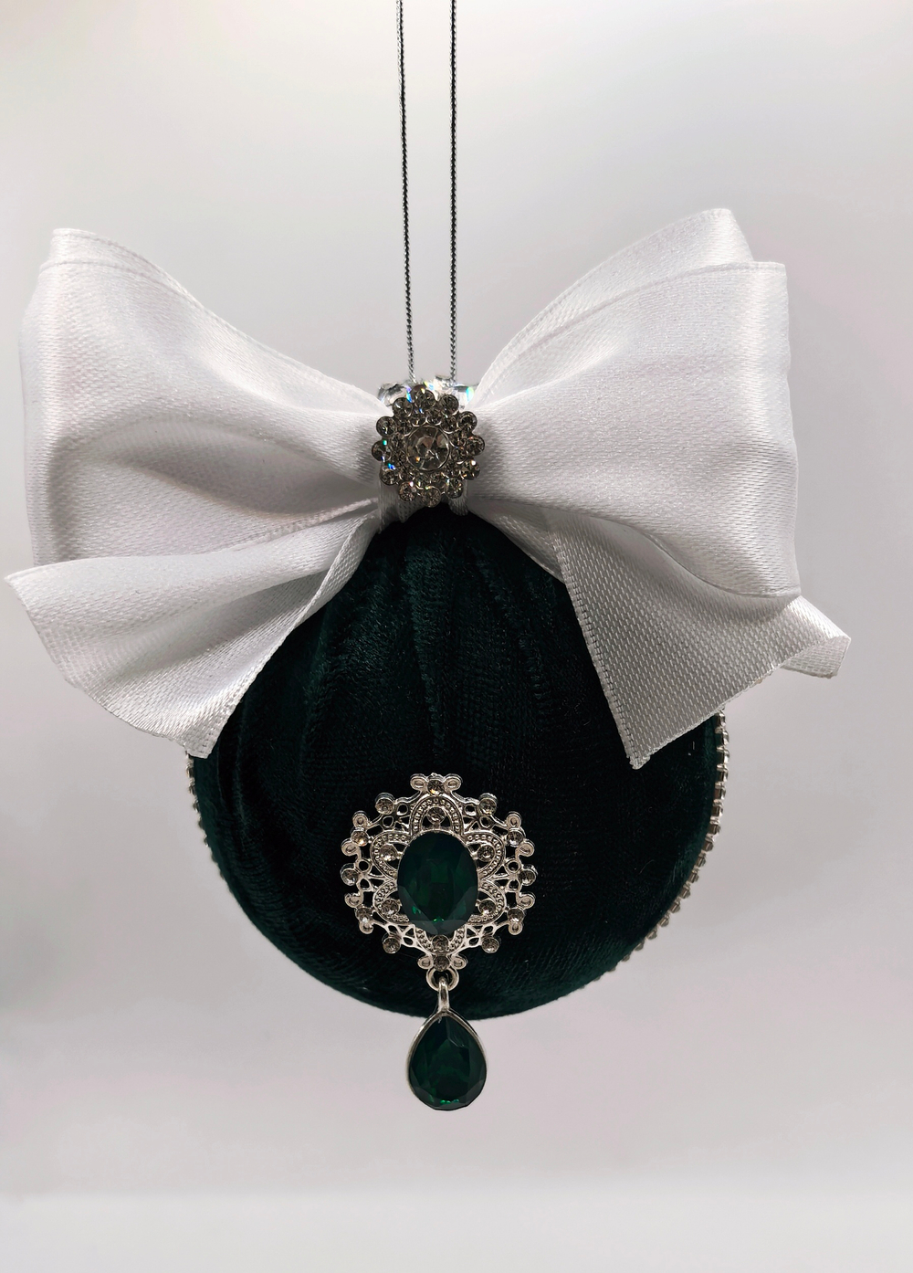 Ёлочные игрушки "БАРХАТ" 4шт