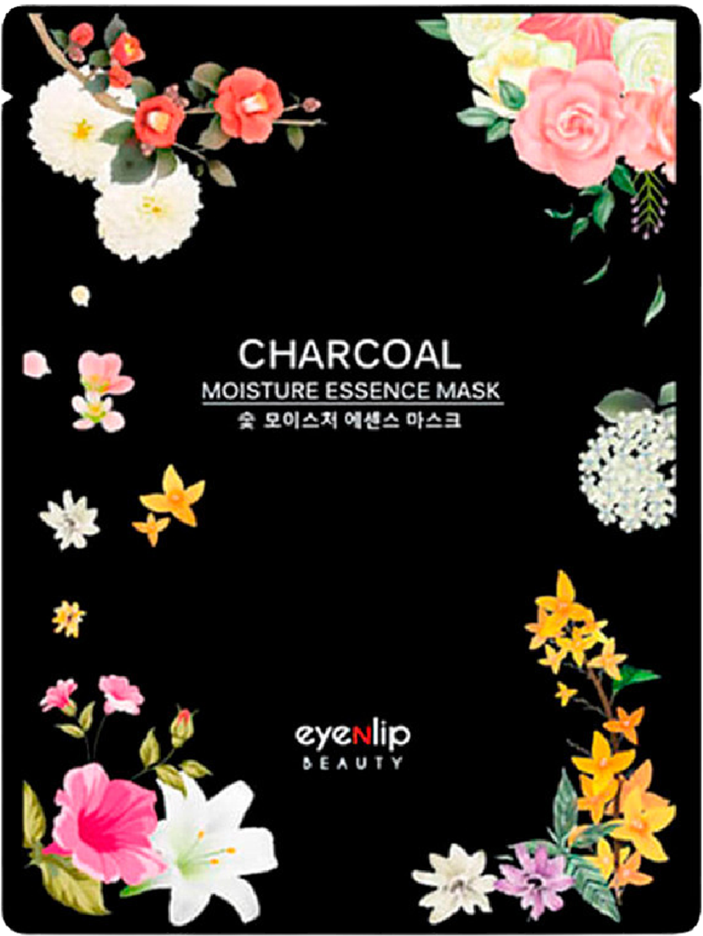 Eyenlip Маска для лица тканевая Charcoal Oil Moisture Essence Mask 25 мл