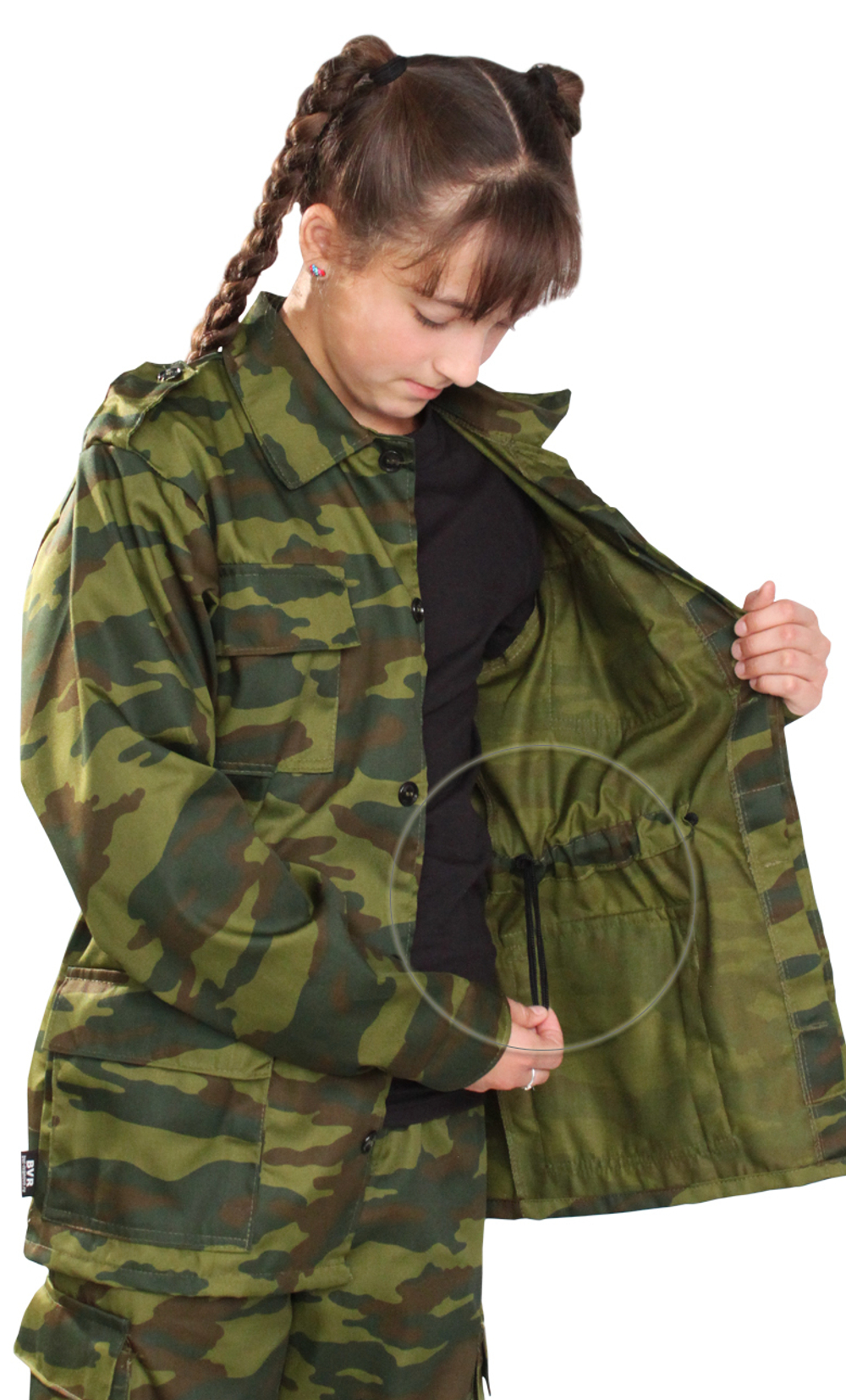 Костюм детский военно-полевой цв.Флора