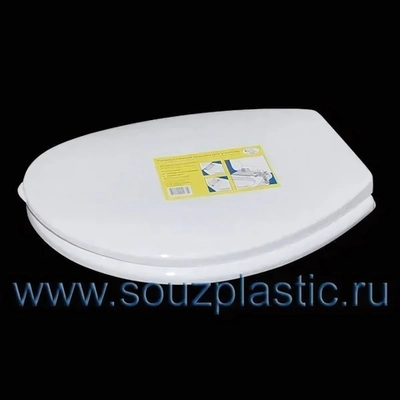 Сиденье для унитаза импорт белое Мульти-пласт