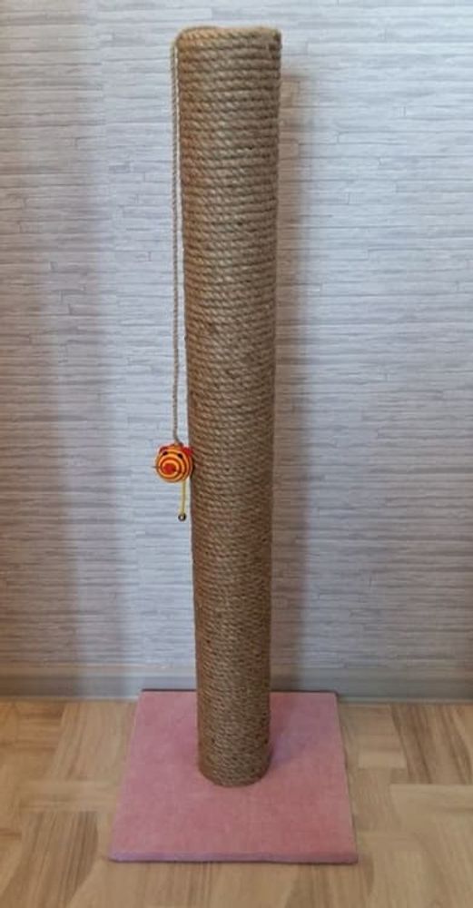 Когтеточка "Столбик"+ игрушка (КД-90) квадратная