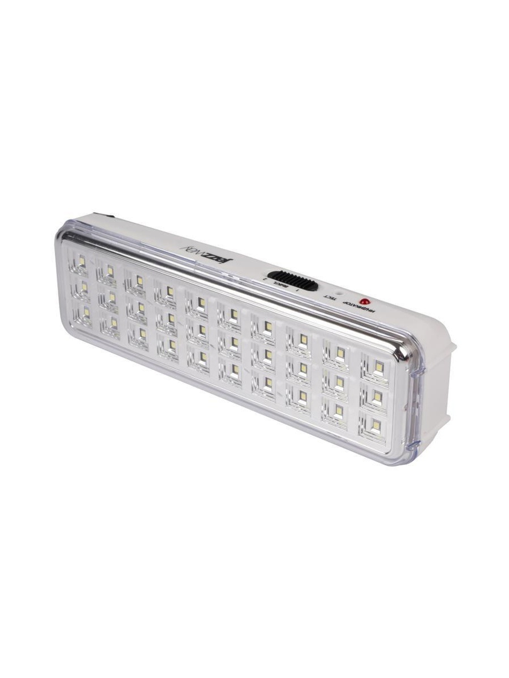 Фонарь-светильник аккумуляторный Accu9-L30-wh аварийный 30SMD яркий 300лм 2ч/эконом 90лм 6ч 220В аккум. Li-ion 3.7В 1.2А.ч бел. JazzWay 5024533