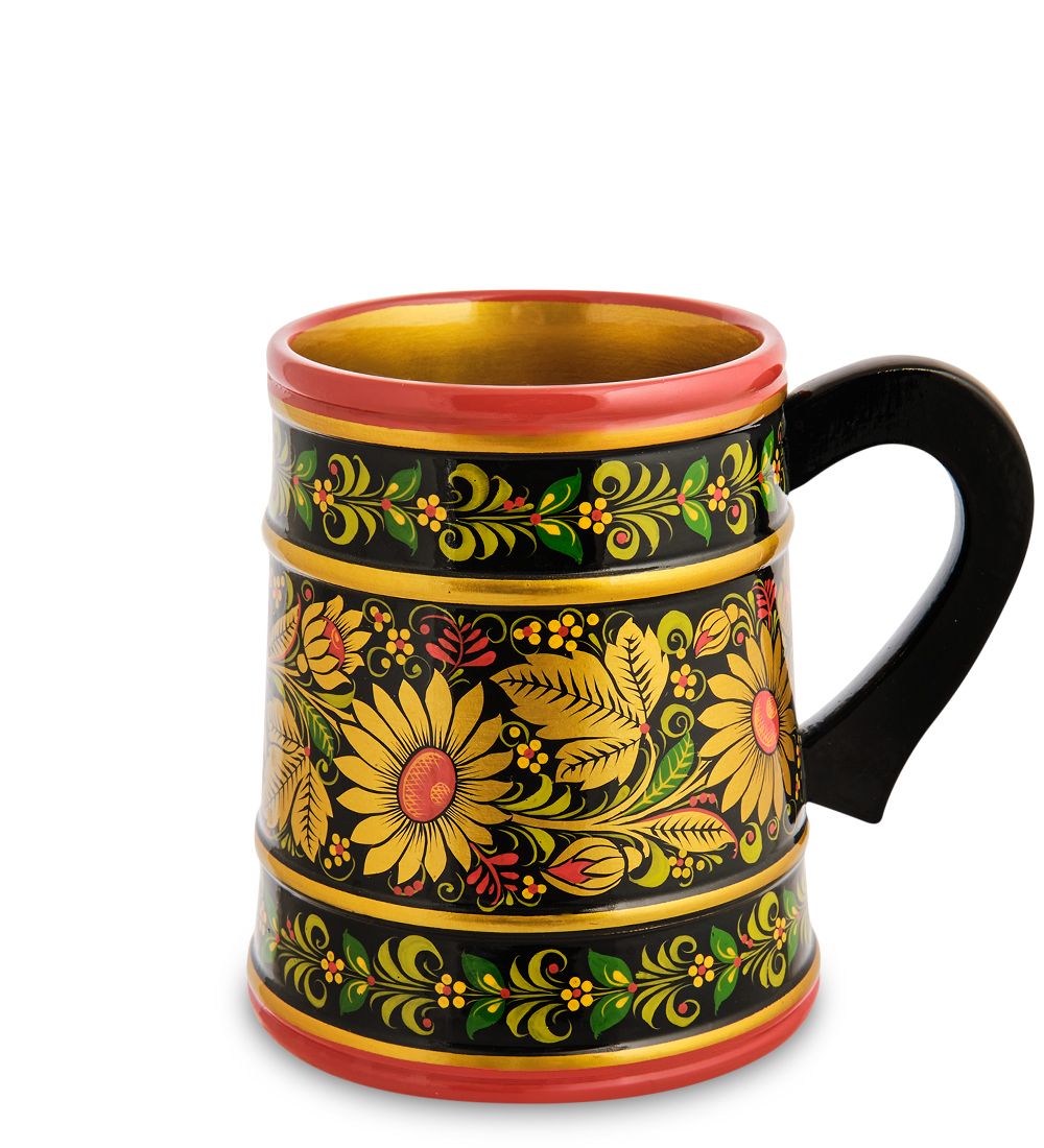 Народные промыслы ХЛ-039/1 Кружка 140*120 (Хохлома)