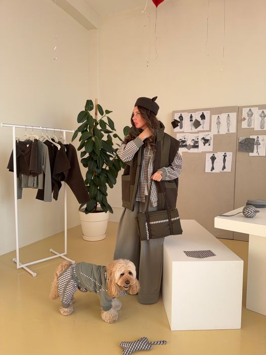 СВИТШОТ САВЬЕ ДЛЯ СОБАК ХАКИ