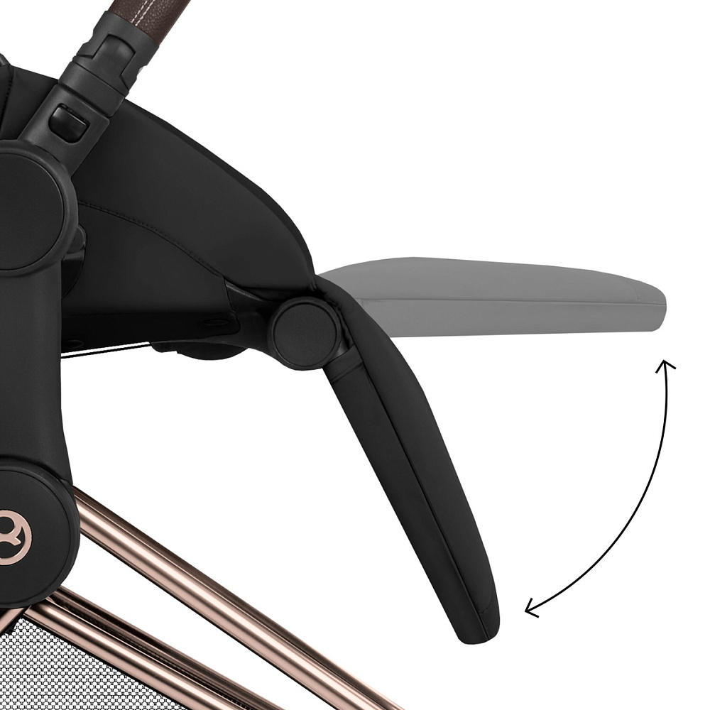 Коляска Cybex Priam V Rosegold Style Collection 2 в 1 Sepia Black