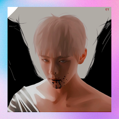 Арт принт / graphic_temple / BTS / Тэхён #3