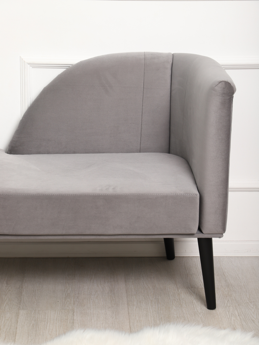 Кушетка Berger серый/венге