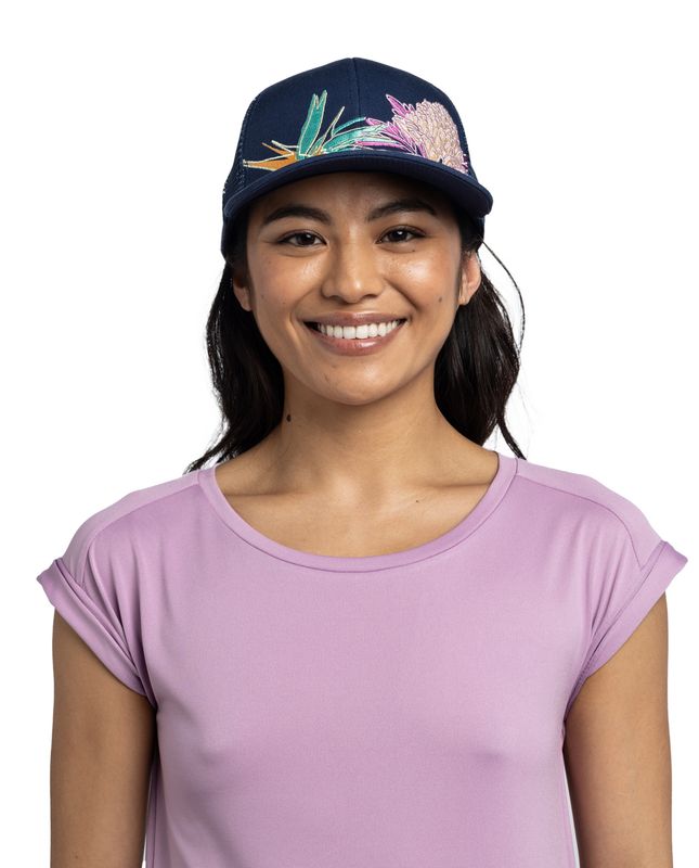 Кепка Buff Explore Trucker Cap Satry Indigo Фото 2