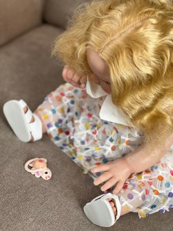 Кукла Реборн мягконабивная 60см в пакете (FA-030A1)