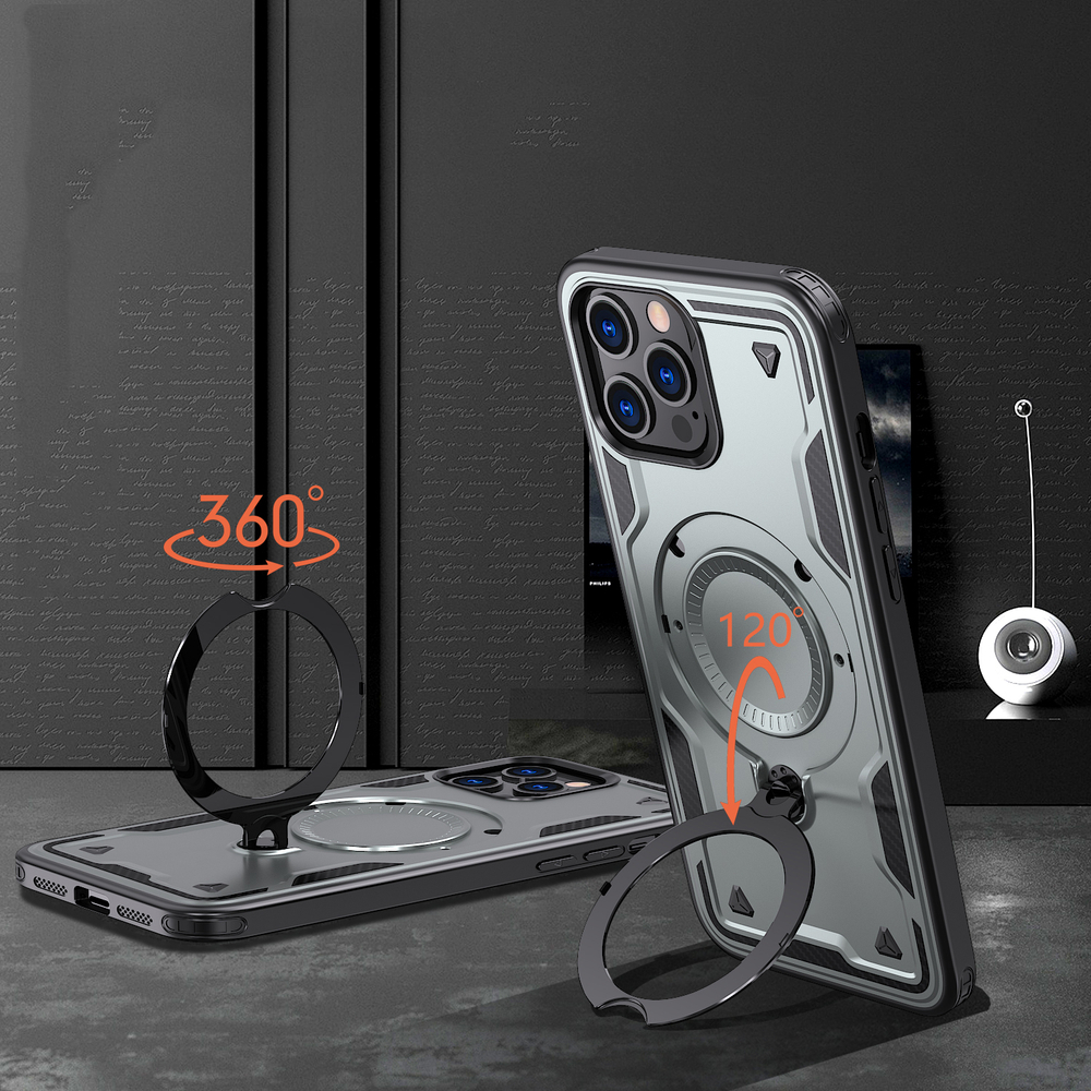 Чехол Magneto Case с кольцом для iPhone 12/12 Pro