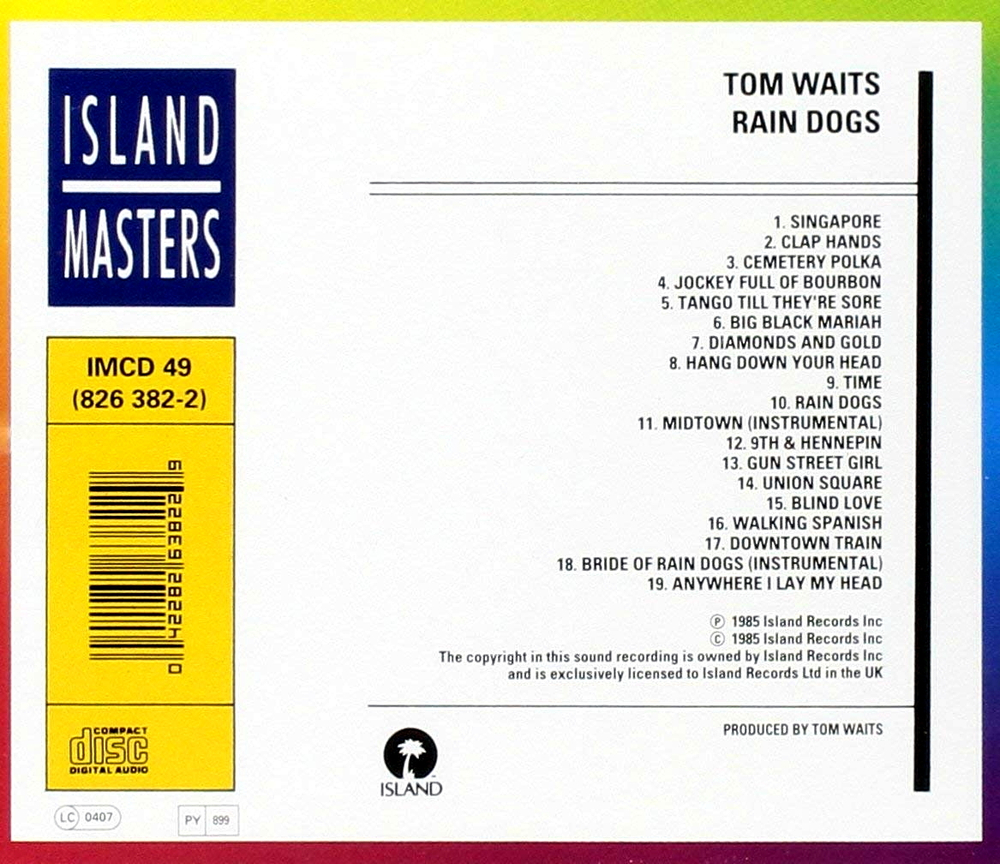 Tom Waits / Rain Dogs (CD)