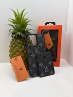 Накладка LOUIS VUITTON С КАРМАНОМ для iPhone 16 Pro Max