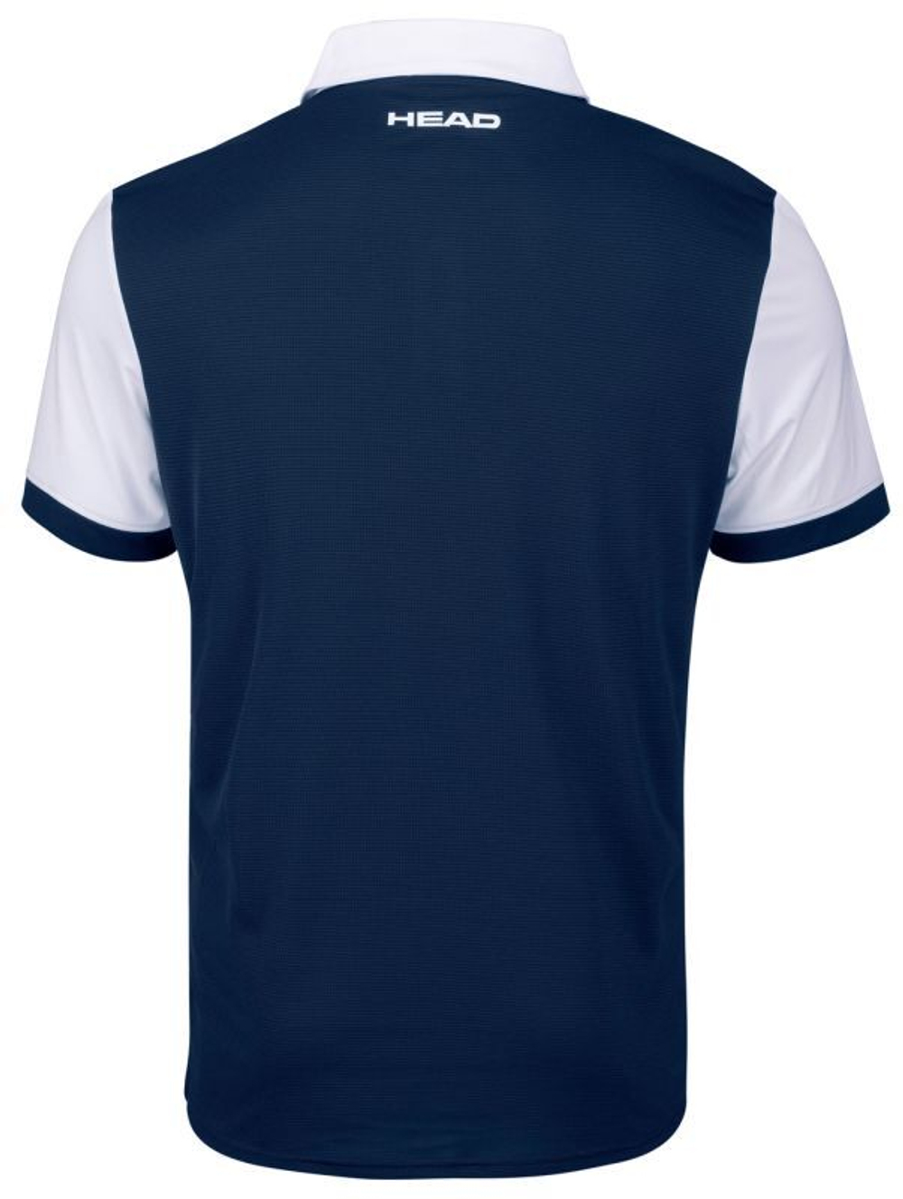 Мужское теннисное поло Head Davies Polo Shirt M - dark blue/white